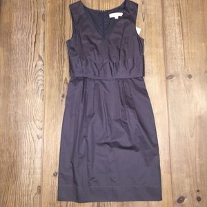 Ann Taylor LOFT Polished Cotton Summer Dress - 0